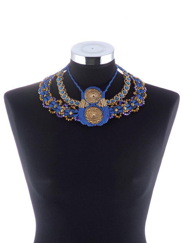 Colier lucrat manual  Liza Panait Liza Panait Online Boutique